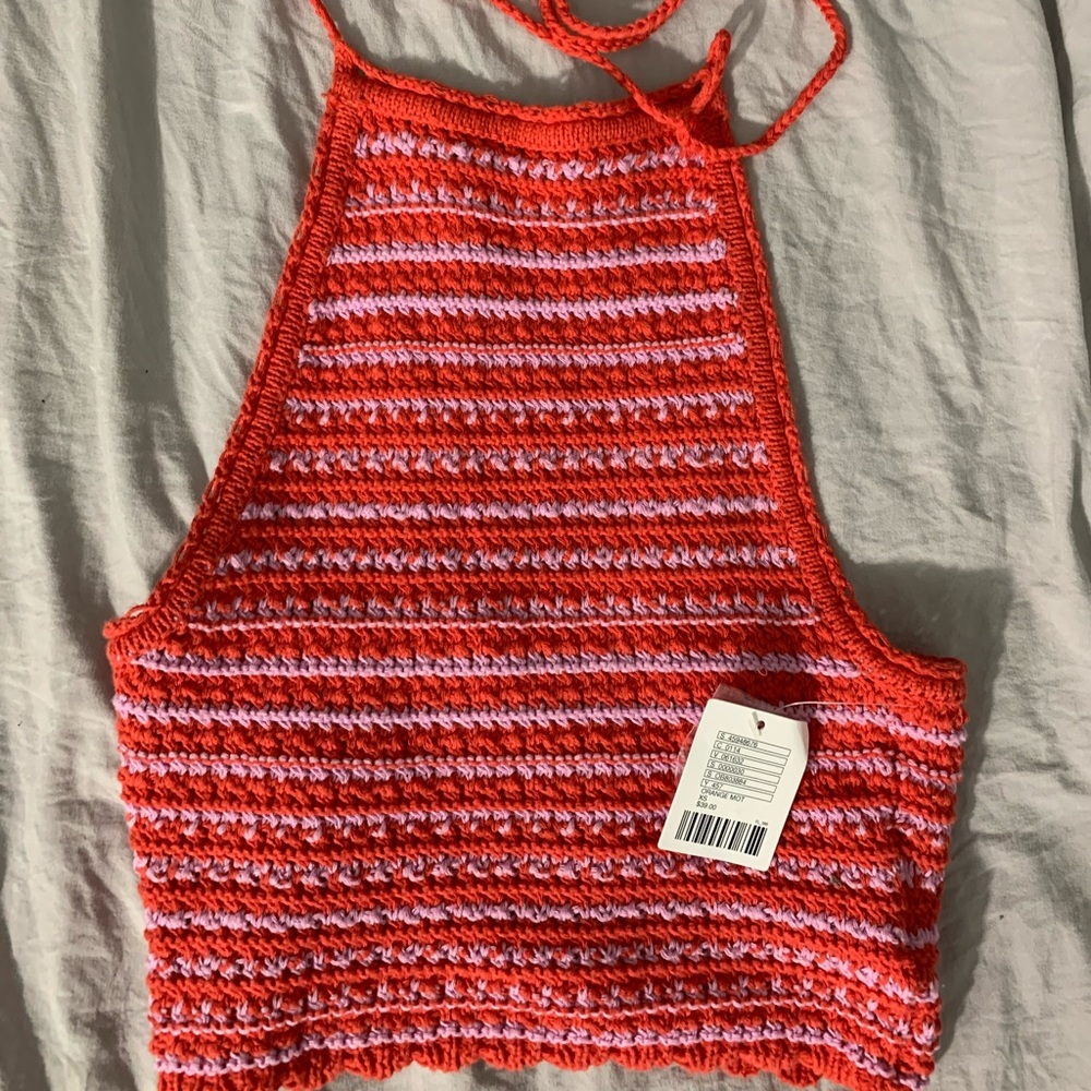 Urban outfitters NWT high neck weave tank